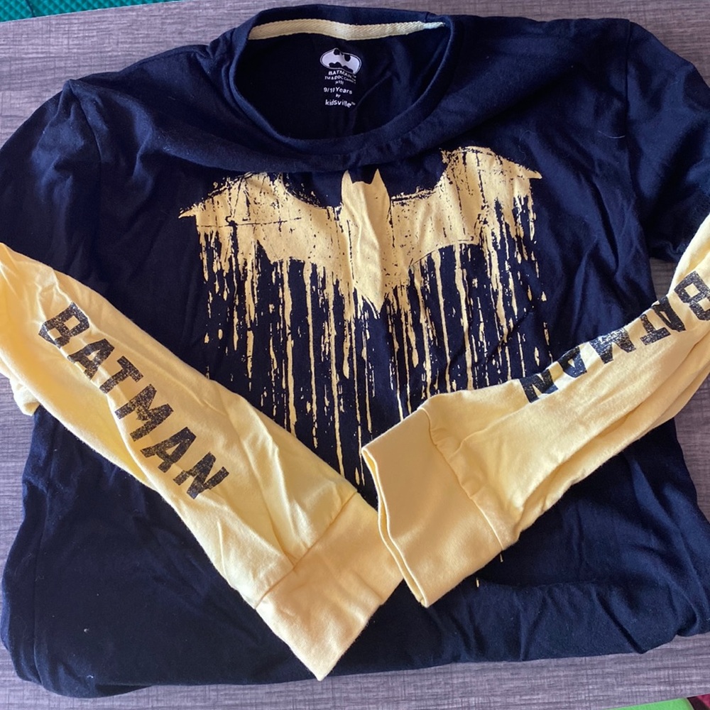 Batman Boys Long Sleeve Tee